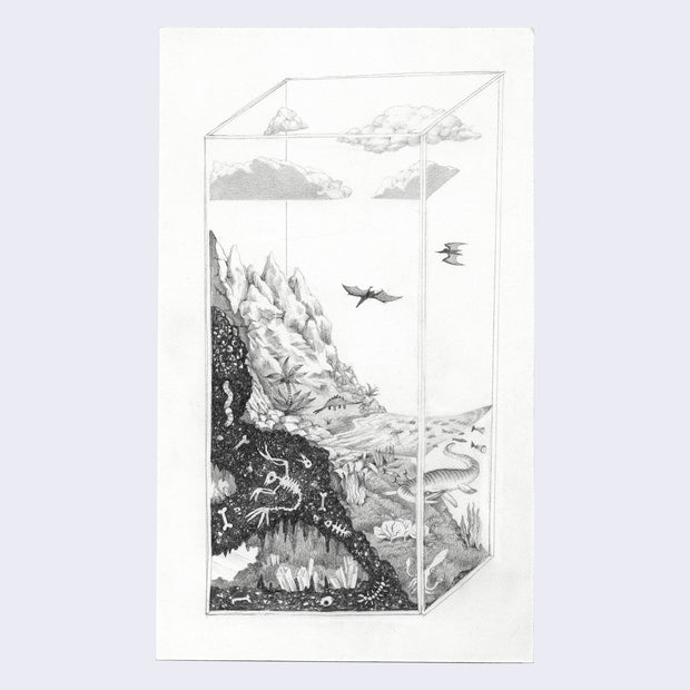 Rakugaki 4 - Cassia Lupo - "Prehistory Slice"