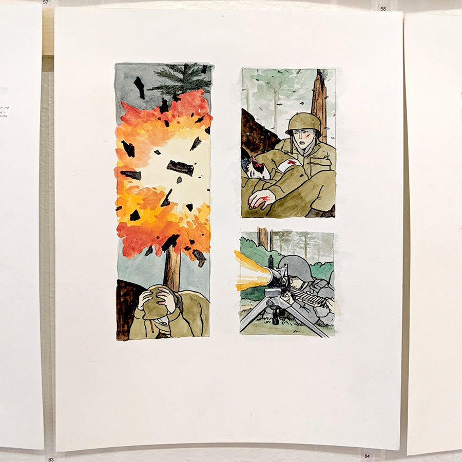 GR2: 442 Original Art from the Graphic Novel by Rob Sato