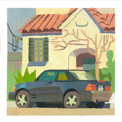 Sitting Outside - #86 - Tom Eichacker - "Angelino Heights Mercedes"