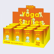 Display example for Smiski Yoga Series blind box, a flat display of 12.