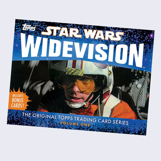 Book cover, featuring a close up photograph of Mark Hamill as Luke Skywalker in a space suit and helmet.
