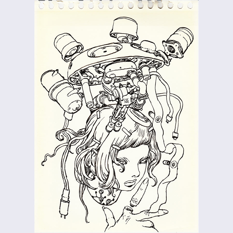 Katsuya Terada - Untitled Drawing Sketchbook 2 - #35 – GiantRobotStore