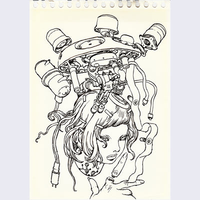 Katsuya Terada - Untitled Drawing Sketchbook 2 - #35