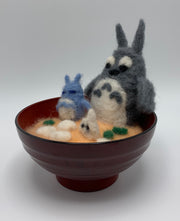 Nikki Longfish - "Miso Totoro Felted"