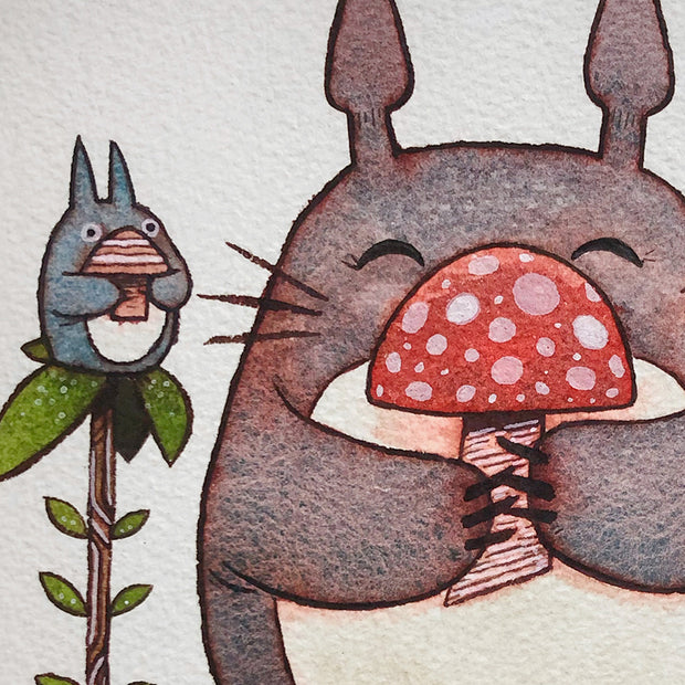 Totoro Show 5 - Michael Fleming	 - “Three Mushrooms”