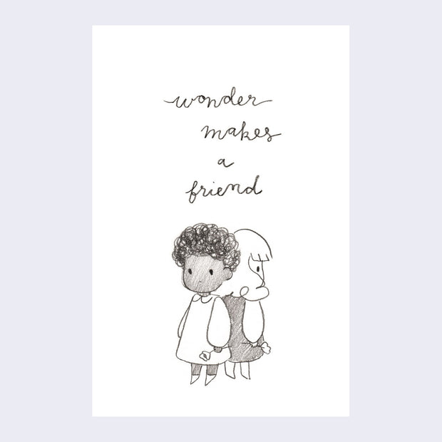 Wonder & Friends - "Wonder Makes A Friend" Zine