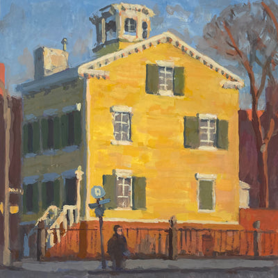 Sitting Outside - #39 - Nathan "Bagel" Stapley - "Yellow House on Vanberbilt and Lafayette"