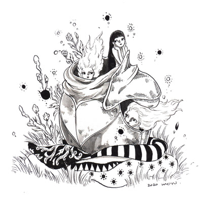 Rakugaki 4 - Nola Won - "Armour Fairies"