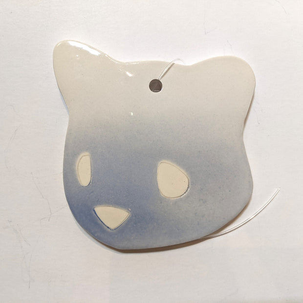 Jenn Lima - Luke Chueh: More Drawings - Ombre Blue Ceramic Bear Head