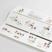 Paper instructions with step by step how to build Paperoid figure.