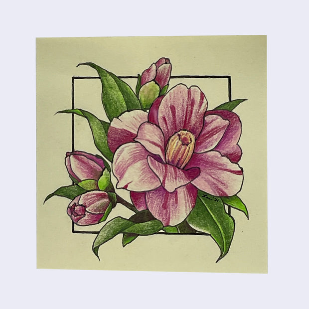 Post-it Show 2021 - Louise Jones - "Camelia"