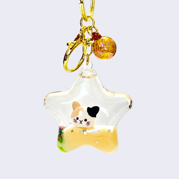 Kitty Star Floaty Cat Keychain (Assorted)