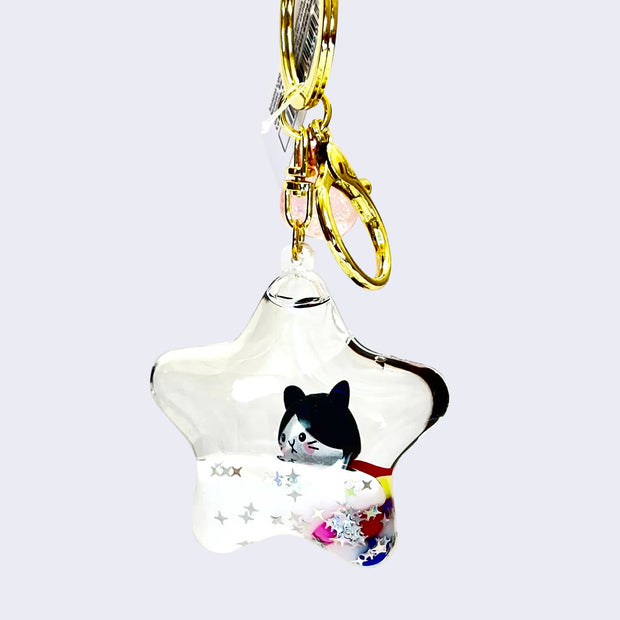 Kitty Star Floaty Cat Keychain (Assorted)