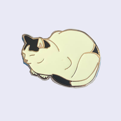 Giant Robot - Sleeping Cat Enamel Pin (Glow-in-the-Dark)