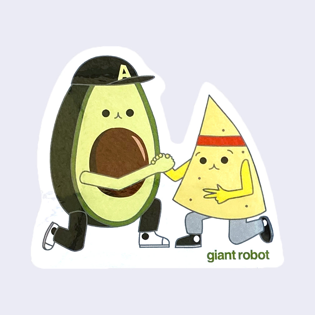 Giant Robot - Chip and Avocado Bros Sticker – GiantRobotStore