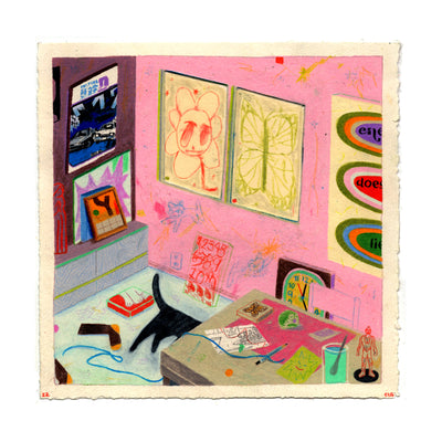 8 x 8 (2022) - #43 - Christian Leon Guerrero - "Untitled Room"