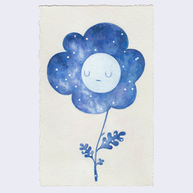 Yoskay Yamamoto - Flower Bird Wind Moon - "Cosmic Flower #01"