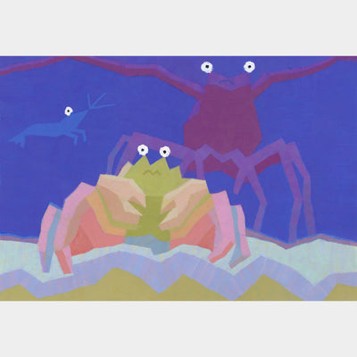 Rakugaki 2 - Peter Chan - #380 - Crab 2 - Blue