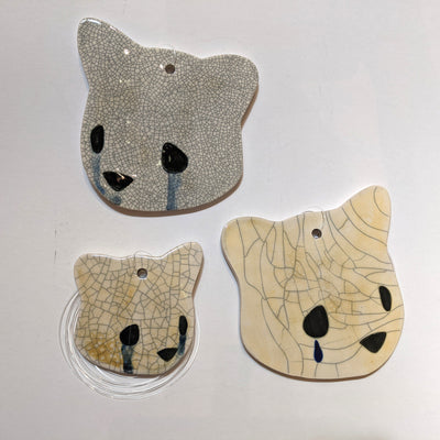 Jenn Lima - Luke Chueh: More Drawings - Crackle Ceramic Bear Head