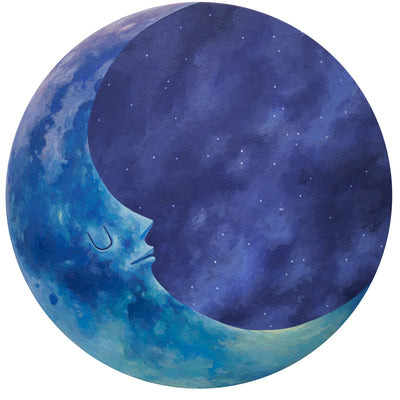 Yoskay Yamamoto - Flower Bird Wind Moon - "Crescent Moon In Sunset Hue"