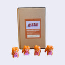 Yukinori Dehara - Tosakenta Tiny Figure Set of 4 (Brown)