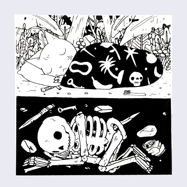 Deth P. Sun - Sleeping Sticker