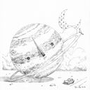 Yoskay Yamamoto - Cosmic Intentions - "Drawing 14"