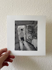 Rain Szeto - Idle Moments - "Entryway (Monochrome No. 3)"