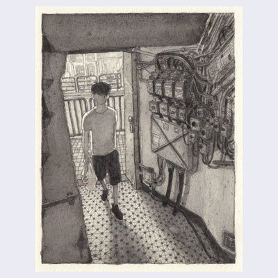 Rain Szeto - Idle Moments - "Entryway (Monochrome No. 3)"