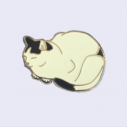 Giant Robot - Sleeping Cat Enamel Pin (Glow-in-the-Dark)
