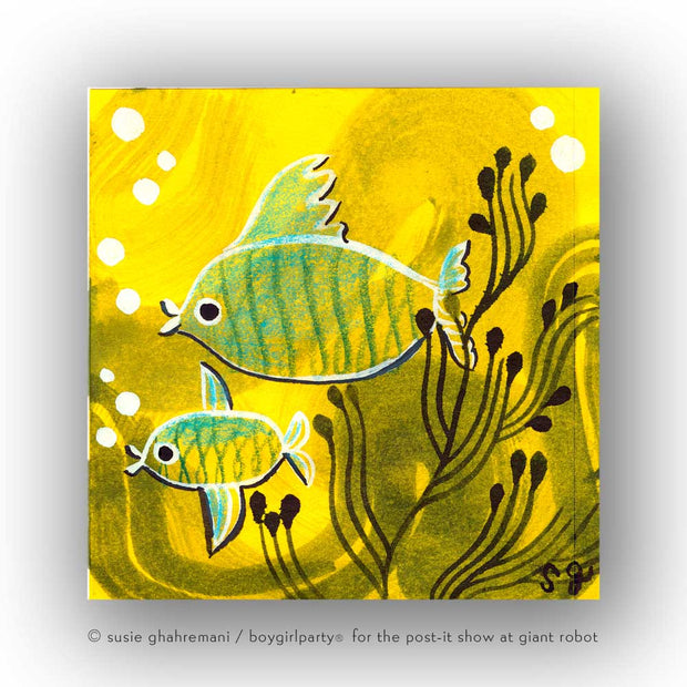 Post-it Show 2021 - Susie Ghahremani - "Fish"