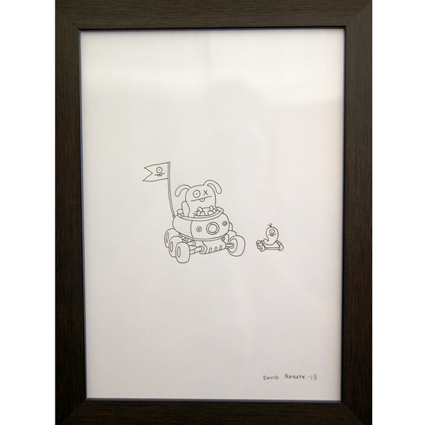 David Horvath - Untitled Original Drawing & Print - # GR1 - 7