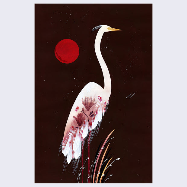Wistful Dreams Porcelain Memories - Maggie Chiang: "Magnolia Heron" - #15