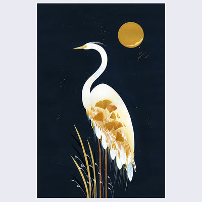 Wistful Dreams Porcelain Memories - Maggie Chiang: "Ginkgo Heron" - #16