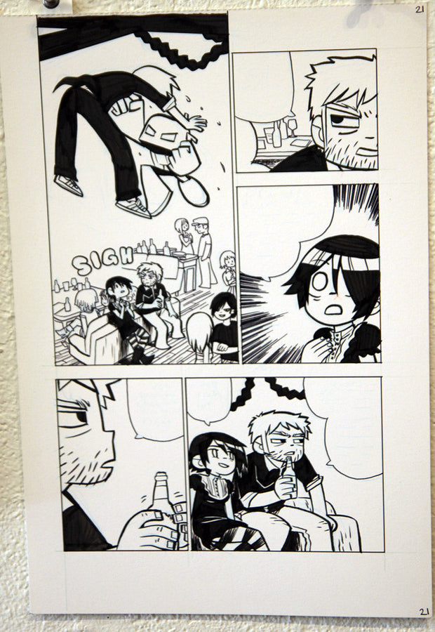Brian Lee O'Malley - Page 21 from Scott Pilgrim Vol. 5 - #65