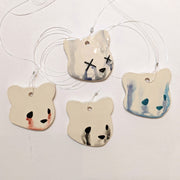 Jenn Lima - Luke Chueh: More Drawings - 3.25" Mini Ceramic Bear Head