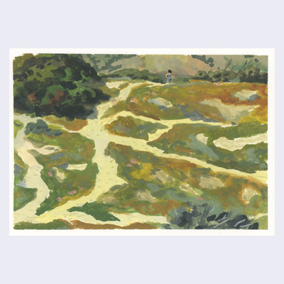 Sitting Outside - #75 - Mike Dutton - "Ice Plant Maze - Pismo Beach" 2022