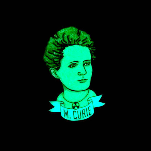 Take A Penny Co. - Glow in the Dark Madame Marie Curie Enamel Pin