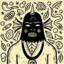 Post-it Show 2021 - Jon Macnair - "Horned Harbinger"