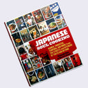 Front cover of book. Photographs arranged in a grid show plates of food, chefs, and people eating. Text describes the book's contents.