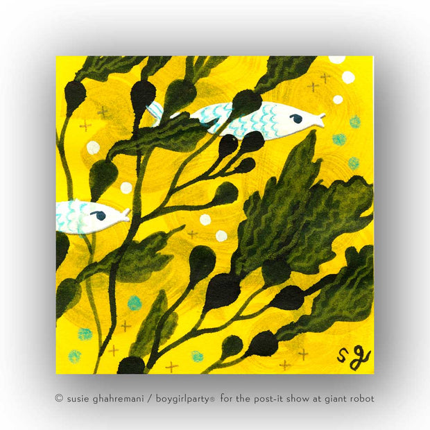 Post-it Show 2021 - Susie Ghahremani - "Kelp #02"