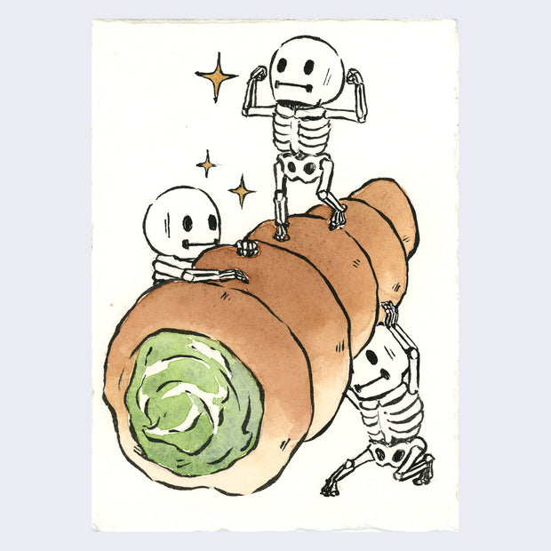 Rakugaki 4 - Kelly Yamagishi - "Matcha Cornet"