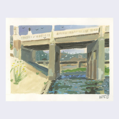 Sitting Outside - #123 - Woodrow White - "L.A. River"