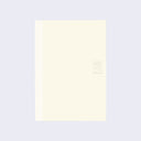 Cream colored bound notebook with a small design on the right that reads "MD Paper Made in Japan"