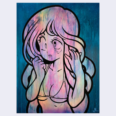 Eternal Ephemera - Candie Bolton - "Melty Girl 2" (Blue)