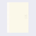 Cream colored bound notebook with a small design on the right that reads "MD Paper Made in Japan"