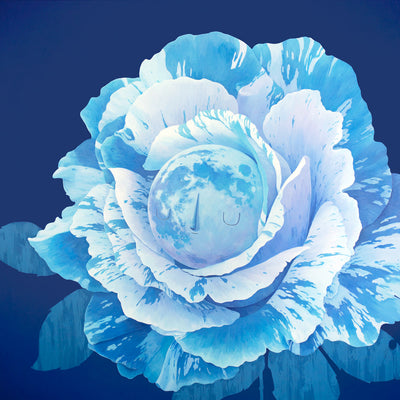 Yoskay Yamamoto - Cosmic Intentions - "Monet Rose Moonflower"