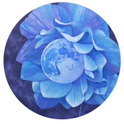 Yoskay Yamamoto - Flower Bird Wind Moon - "Moonflower #03"