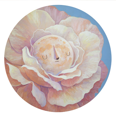 Yoskay Yamamoto - Flower Bird Wind Moon - "Moonflower Yellow"