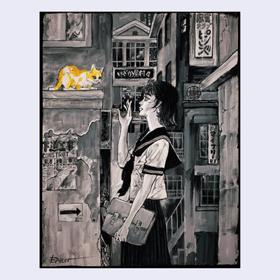GEKIGACORE - Baron Yoshimoto - #07 - "Eriko with a gold cat"